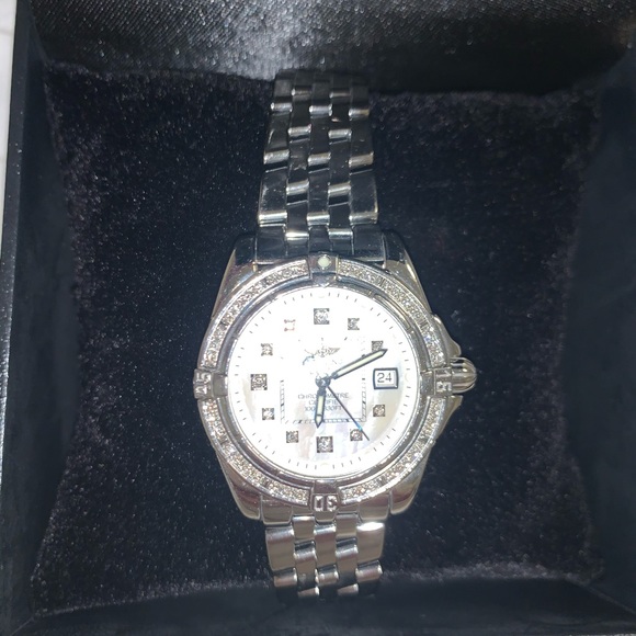 Authentic 32mm Breitling Galactic watch - Picture 8 of 13